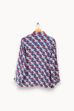 Store La Fée Maraboutée Chemise ample imprimée - S/36 Multicolore