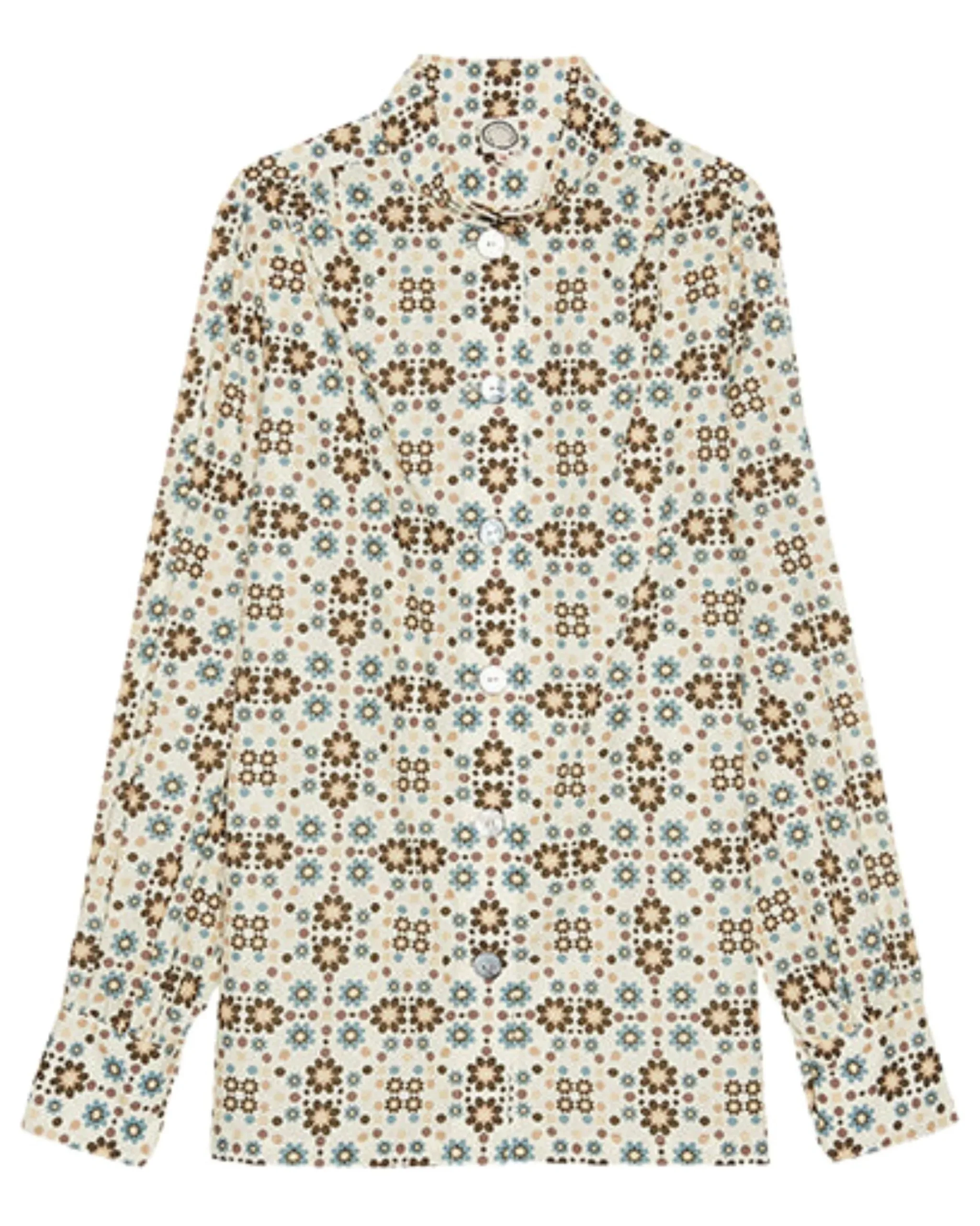 Hot Ines de la Fressange Paris Chemise - 36 Beige