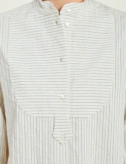 Sale Ines de la Fressange Paris Chemise à rayures - 34 Beige
