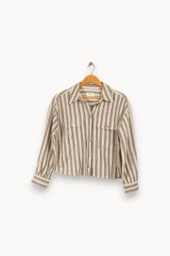 Flash Sale Maison 123 Chemise à rayures bleues - Taille M/38 Beige