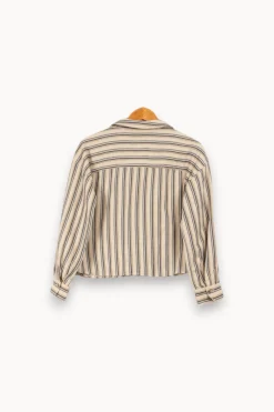 Flash Sale Maison 123 Chemise à rayures bleues - Taille M/38 Beige