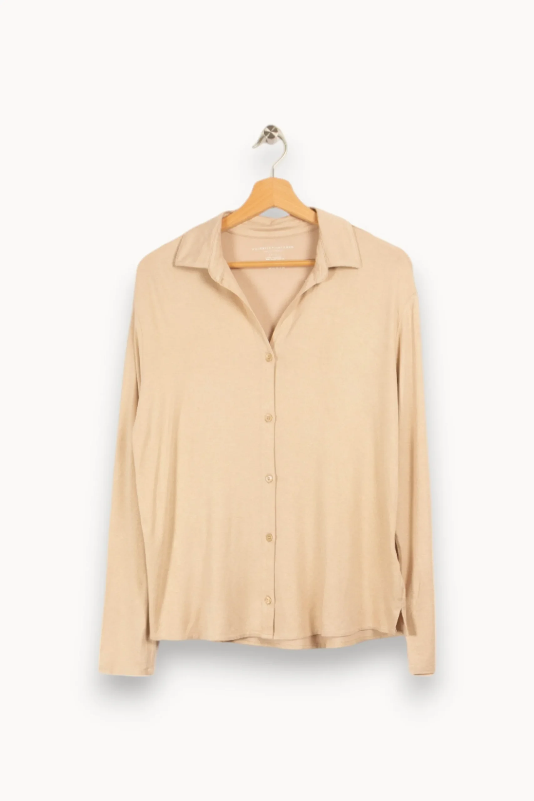 New Majestic Filatures Chemise pailletée - Taille S/36 Beige