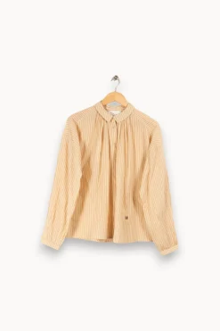 Online Léon & Harper Chemise rayée - Taille M/38 Beige