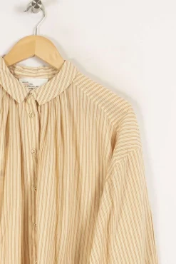 Online Léon & Harper Chemise rayée - Taille M/38 Beige