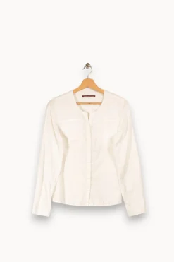 Hot Comptoir des Cotonniers Chemise he - Taille M/38 Blanc