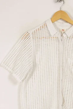 Clearance Levi's Chemise he - Taille M/38 Blanc