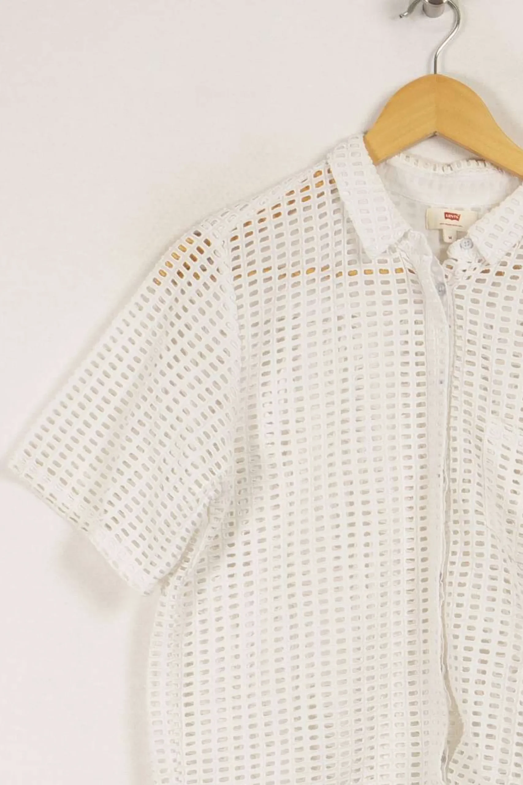 Clearance Levi's Chemise he - Taille M/38 Blanc