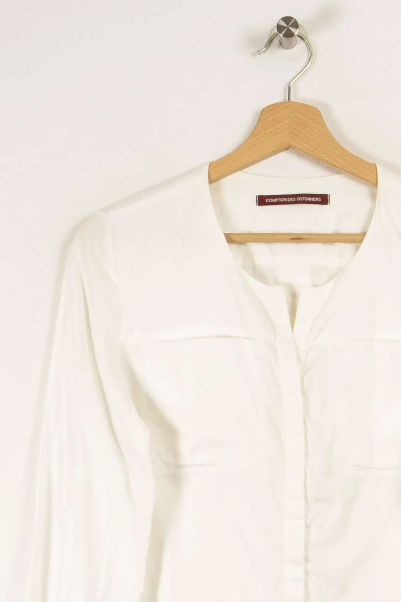 Hot Comptoir des Cotonniers Chemise he - Taille M/38 Blanc