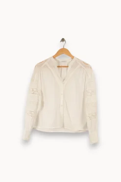 Outlet IKKS Chemise he - Taille S/36 Blanc
