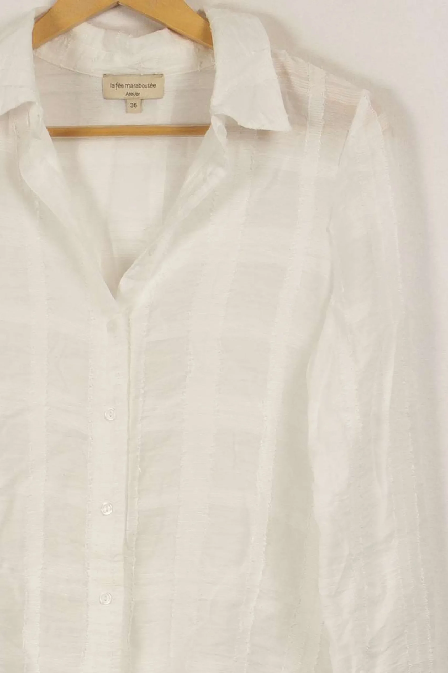 Flash Sale La Fée Maraboutée Chemise he - Taille S/36 Blanc
