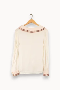 Discount Maje Chemise he - Taille S/36 Blanc