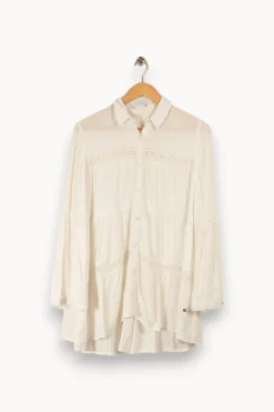 Cheap I.Code Chemise he avec broderies - Taille S/36 Blanc
