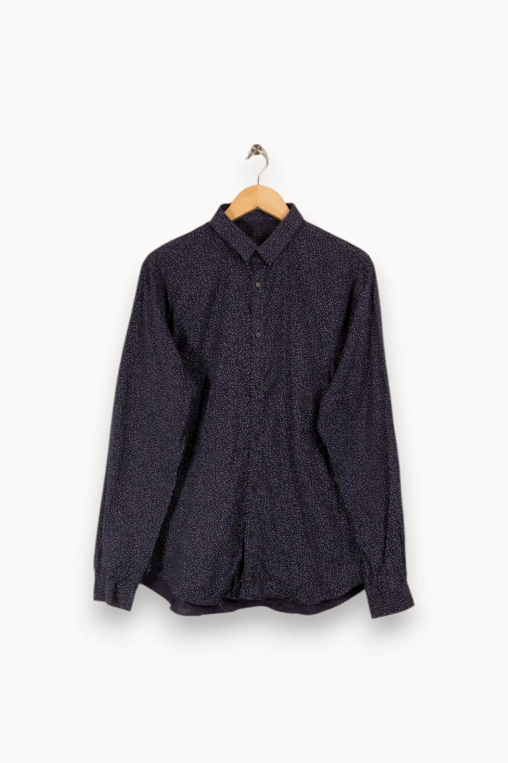 Store IKKS Chemise e à motifs - Taille XL/42 Bleu