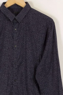 Store IKKS Chemise e à motifs - Taille XL/42 Bleu