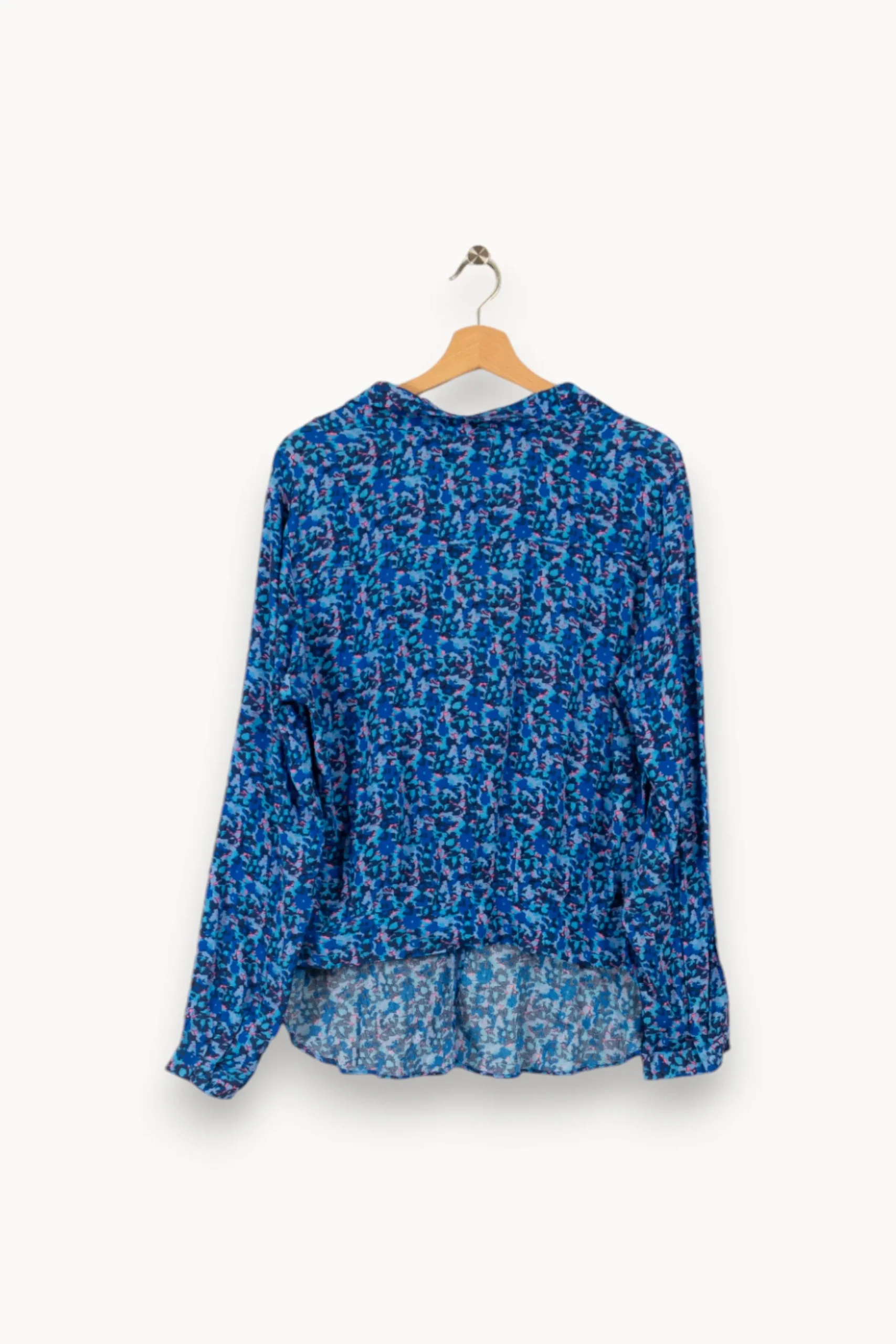 Best Suncoo Chemise e à motifs - Taille XL/42 Bleu