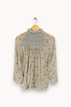 Outlet Paul & Joe Sister Chemise e à motifs - Taille XS/34 Bleu