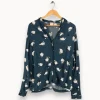 Cheap Des petits hauts Chemise e - Taille L/40 Bleu