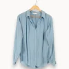 Hot Maje Chemise e - Taille M/38 Bleu