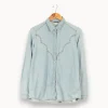 Flash Sale IKKS Chemise e - Taille S/36 Bleu