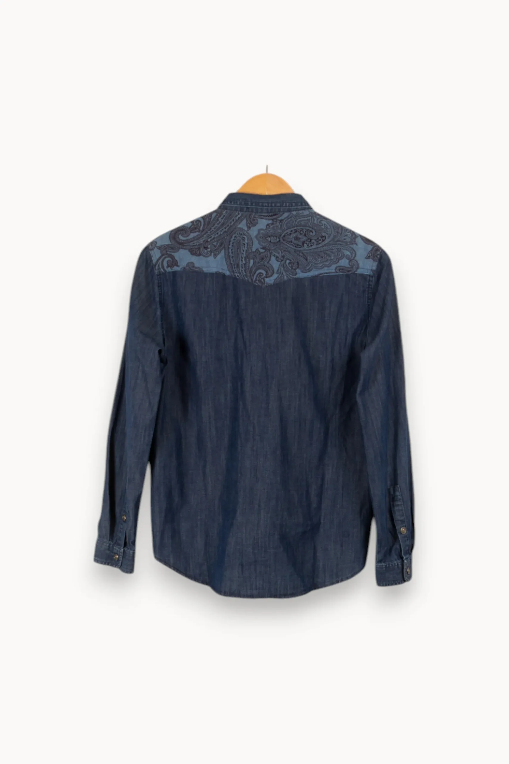 Online The Kooples Chemise e avec détails - Taille M/38 Bleu