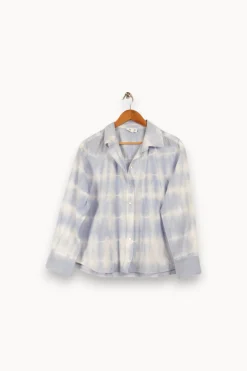 Cheap Maison 123 Chemise e et blanche - Taille S/36 Bleu