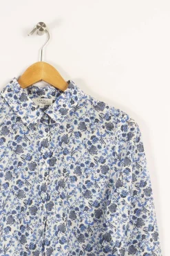 Discount Caroll Chemise e et blanche - Taille XL/42 Bleu
