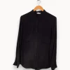 Outlet American Vintage Chemise e foncée - Taille M/38 Bleu