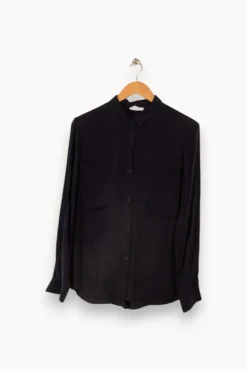 Outlet American Vintage Chemise e foncée - Taille M/38 Bleu