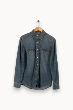 Cheap Sandro Chemise en jean e - Taille L/40 Bleu