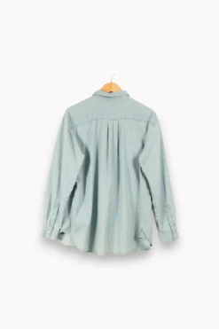 Flash Sale Sézane Chemise en jean e - Taille L/40 Bleu