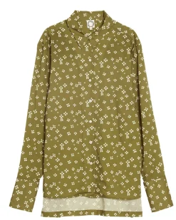 Hot Ines de la Fressange Paris Chemise Falco kaki - 36 Vert