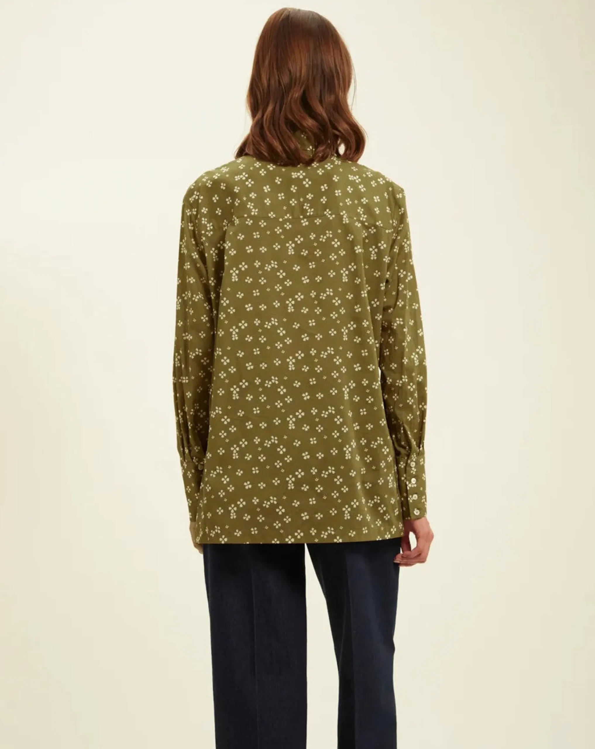Cheap Ines de la Fressange Paris Chemise Falco kaki - 36 Vert