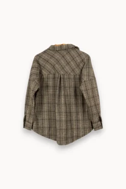 Sale Suncoo Chemise e à carreaux - Taille M/38 Gris