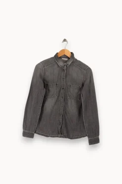Clearance IKKS Chemise e - Taille S/36 Gris