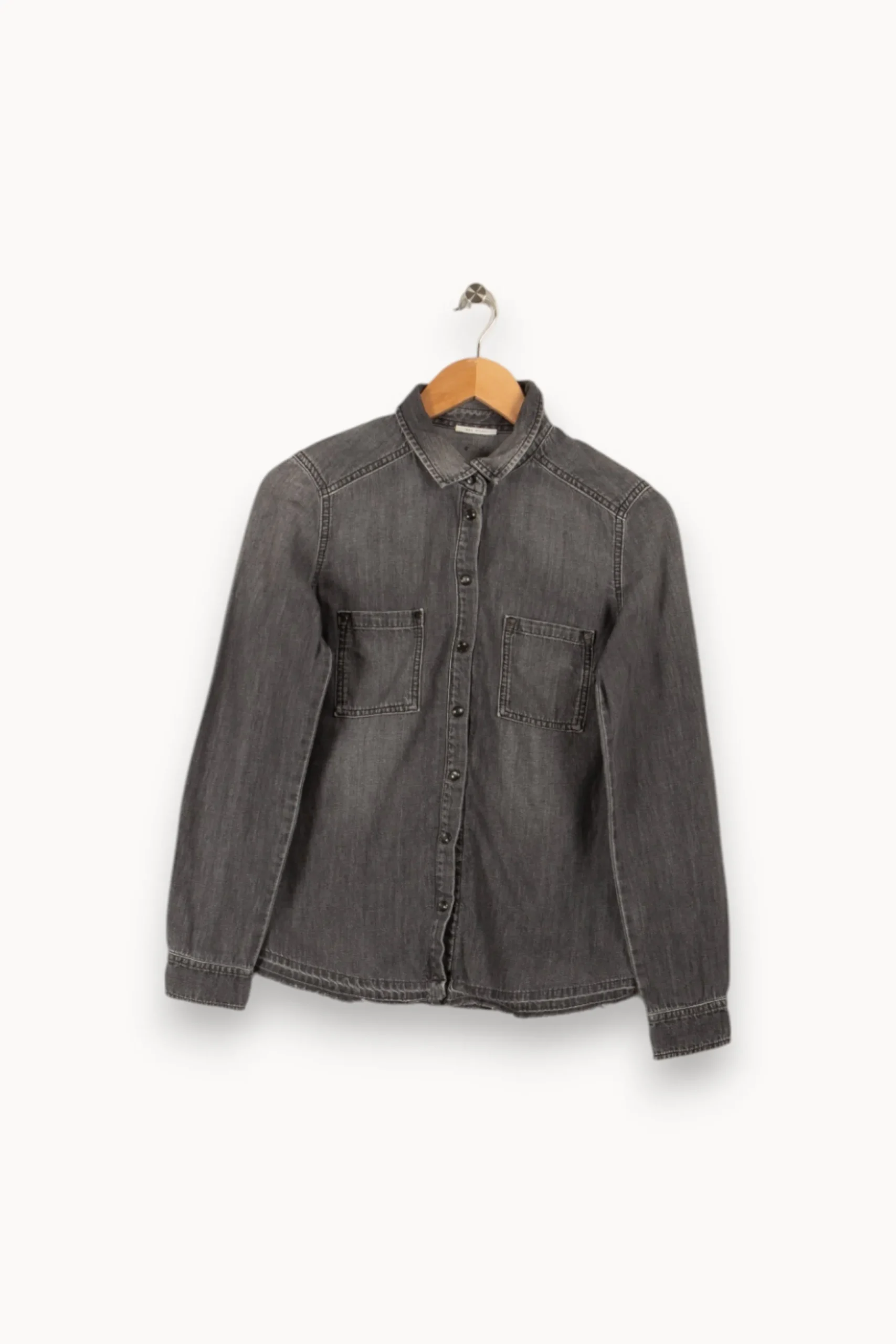 Clearance IKKS Chemise e - Taille S/36 Gris