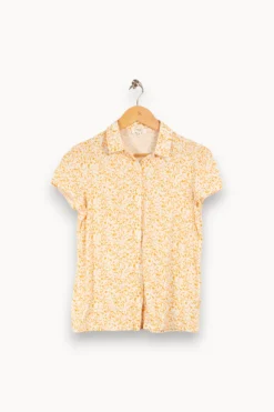 Cheap Caroll Chemise et blanche - Taille XS/34 Jaune