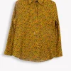 Store Ines de la Fressange Paris Chemise Maureen à fleurs - 34 Jaune