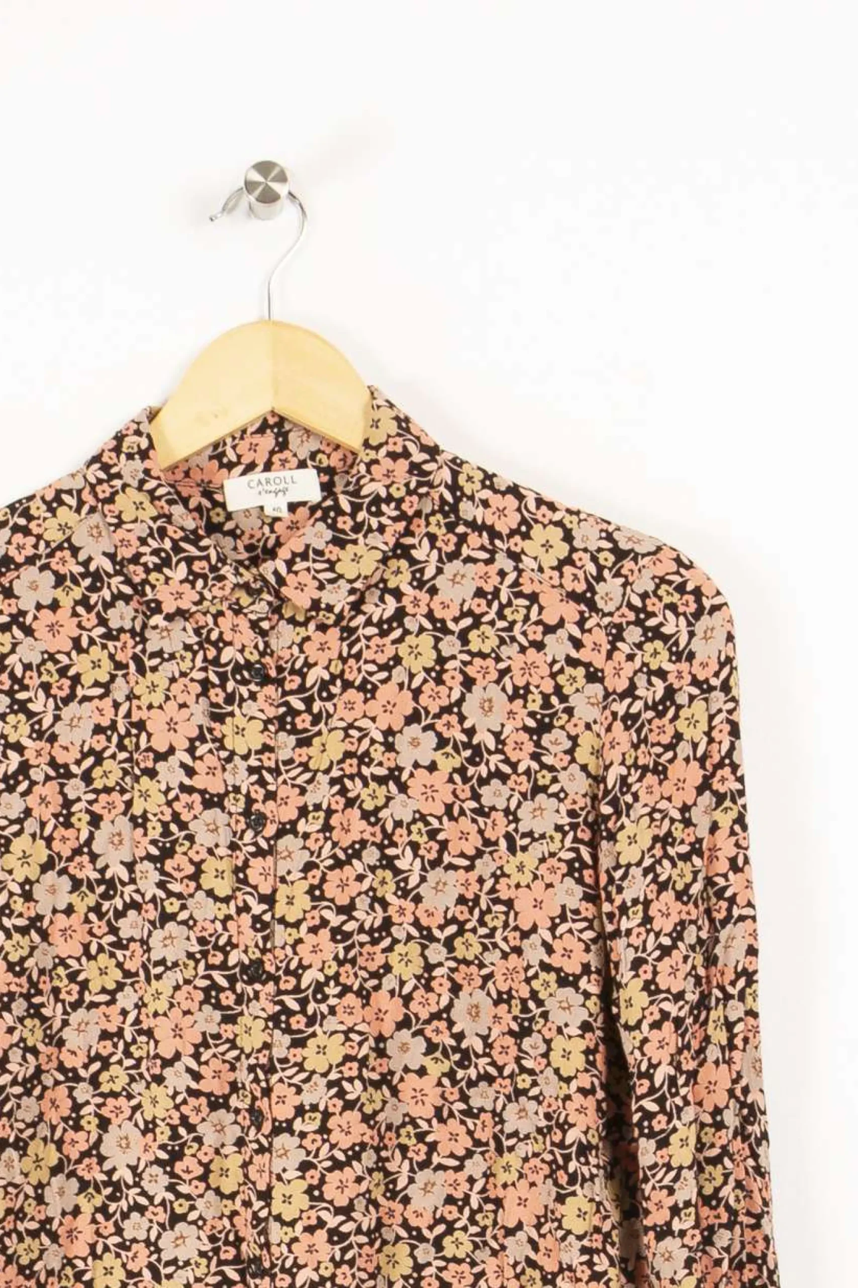 Discount Caroll Chemise à motif floral - L / 40 Multicolore