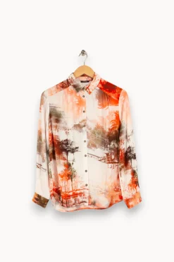 Clearance One Step Chemise multicolore - Taille XS/34 Orange