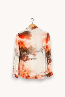 Clearance One Step Chemise multicolore - Taille XS/34 Orange