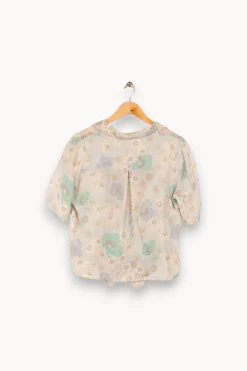 New Sandro Chemise pastel - Taille L/40 Multicolore