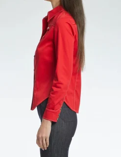 Clearance Ines de la Fressange Paris Chemise Myrna - 34 Rouge