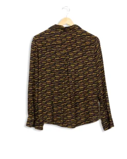 Best La Fée Maraboutée Chemise noir à motifs s - 40 Jaune
