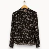 Fashion I.Code Chemise e à motifs - Taille S/36 Noir