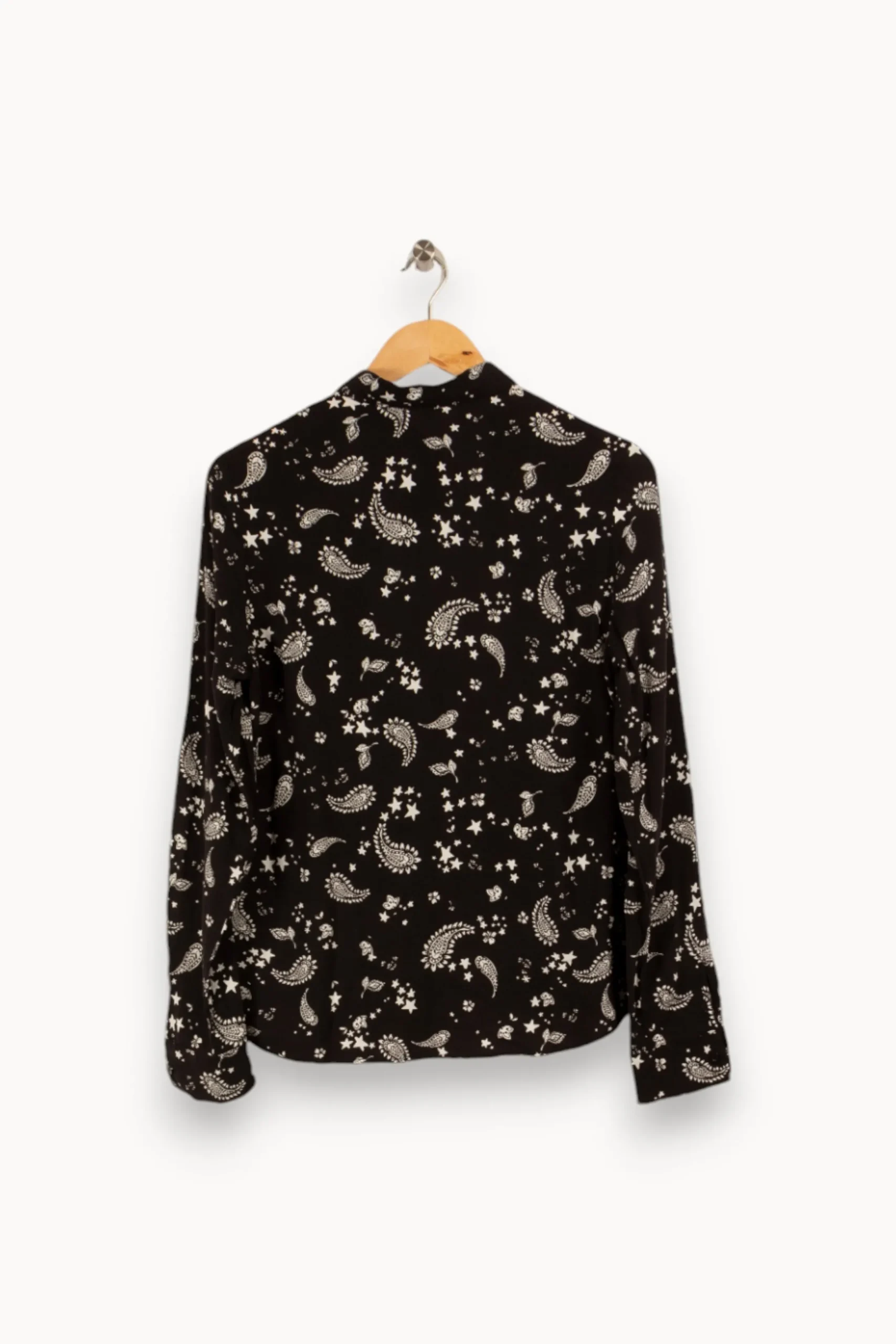 Fashion I.Code Chemise e à motifs - Taille S/36 Noir