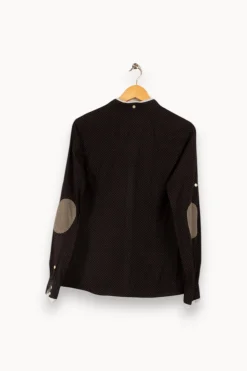 Fashion IKKS Chemise e à pois blancs - Taille L/40 Noir