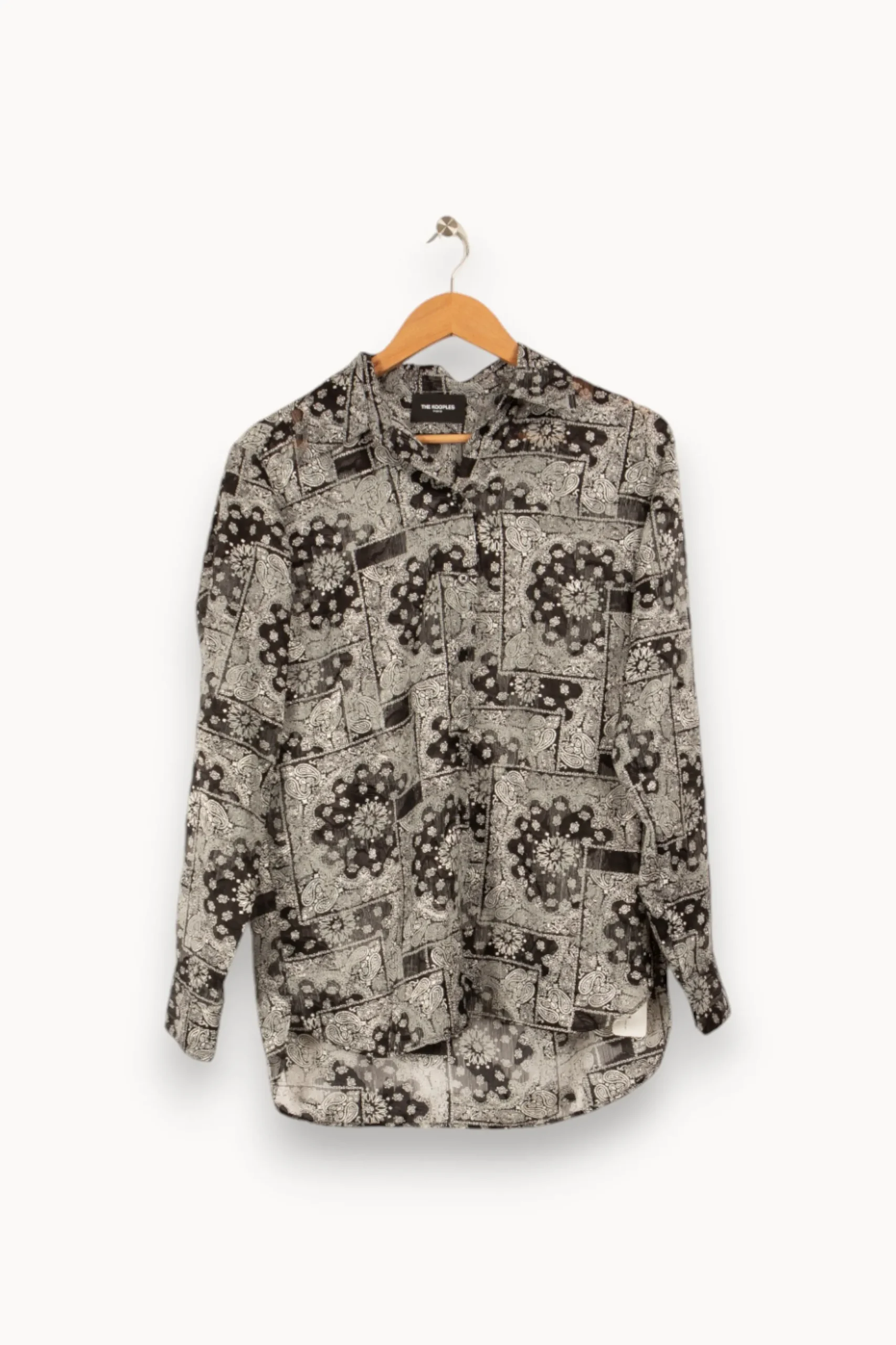 Cheap The Kooples Chemise noire - Taille M/38 Autre