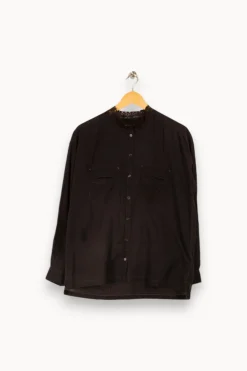 Fashion Zadig&Voltaire Chemise e - Taille M/38 Noir