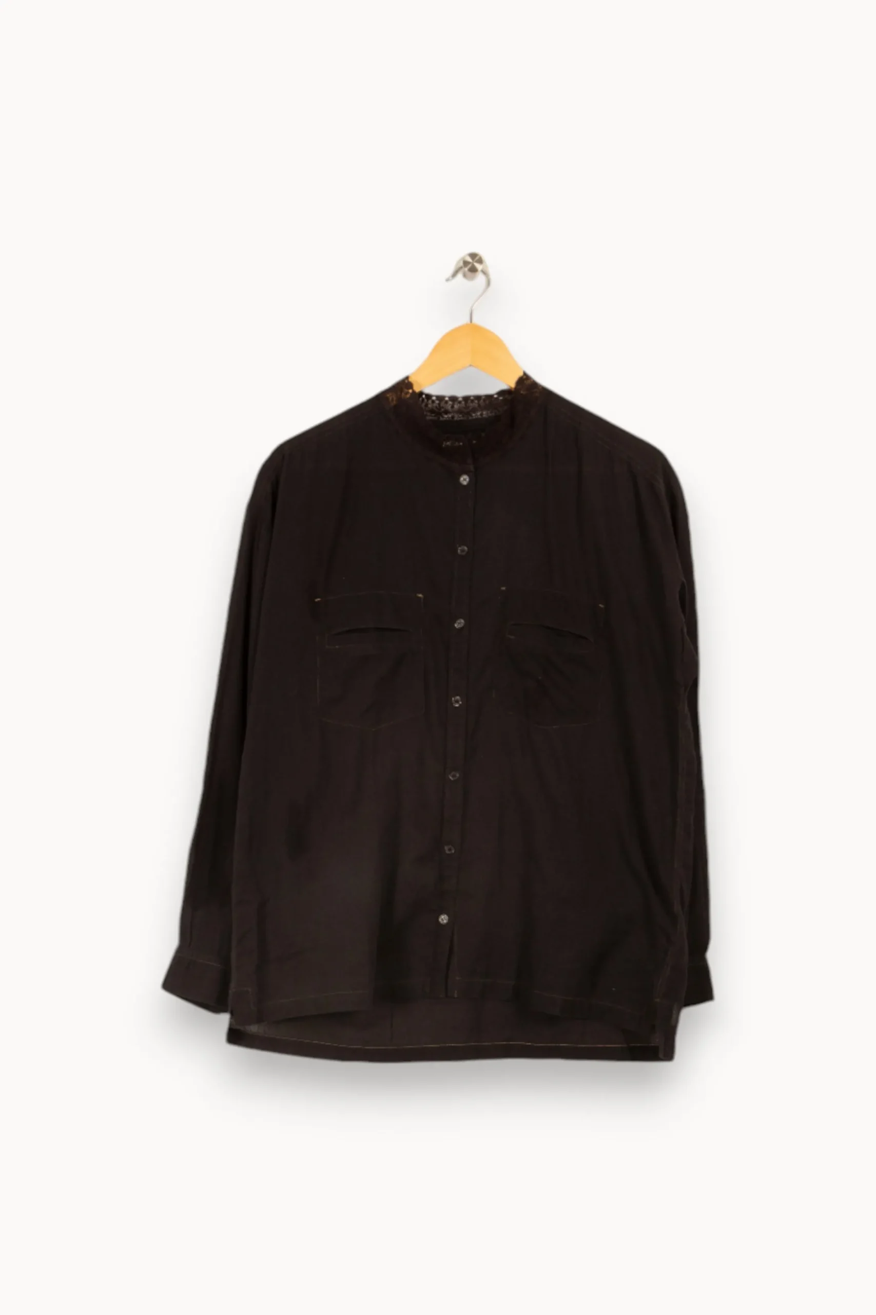 Fashion Zadig&Voltaire Chemise e - Taille M/38 Noir