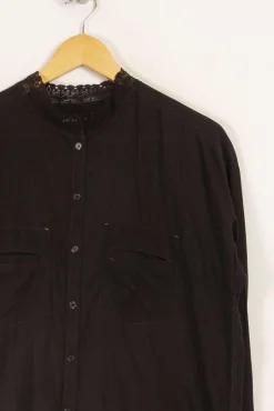 Fashion Zadig&Voltaire Chemise e - Taille M/38 Noir